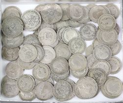 A quantity of pre-1947 UK coinage, 501 grams