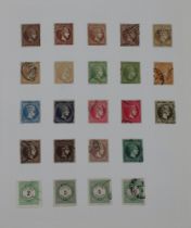 Europe stamps in 6 albums with Greece 1896 Olympics 2Dr., 1906 Olympics 5Dr., Greenland, Estonia,