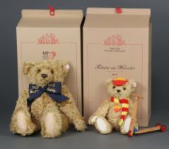 A Steiff limited edition centenary bear no. 2998, 44cm, boxed and with certificate together with 1