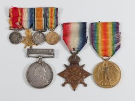 A group of medals comprising Peking medal with Relief of Pekin bar China 1900 to W.J.Pope,A.B. H.M.
