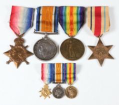 A First World War trio of medals to 5809 Pte.G.E.Purdie 9/LLND.R comprising British War medal,