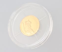 The Queens Diamond Jubilee gold commemorative coin, 1 gram