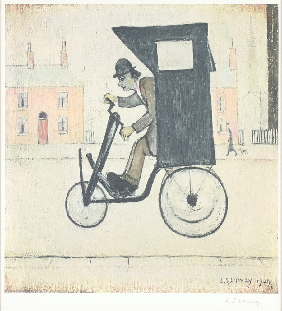 **Laurence Stephen Lowry (1887-1976), offset lithograph signed in pencil "The Contraption",