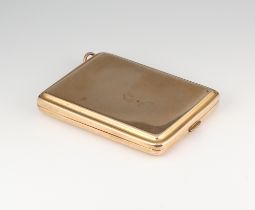 A 9ct yellow gold matchbook holder 33 grams gross