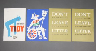 Tom Eckersley (1914-1997), poster, "Keep Britain Tidy" prepared for The Ministry of Housing and