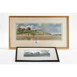 AFTER LEONARD RUSSELL SQUIRREL, coloured print, Coastal Scene, facsimile signature, 15cms x 41cms,