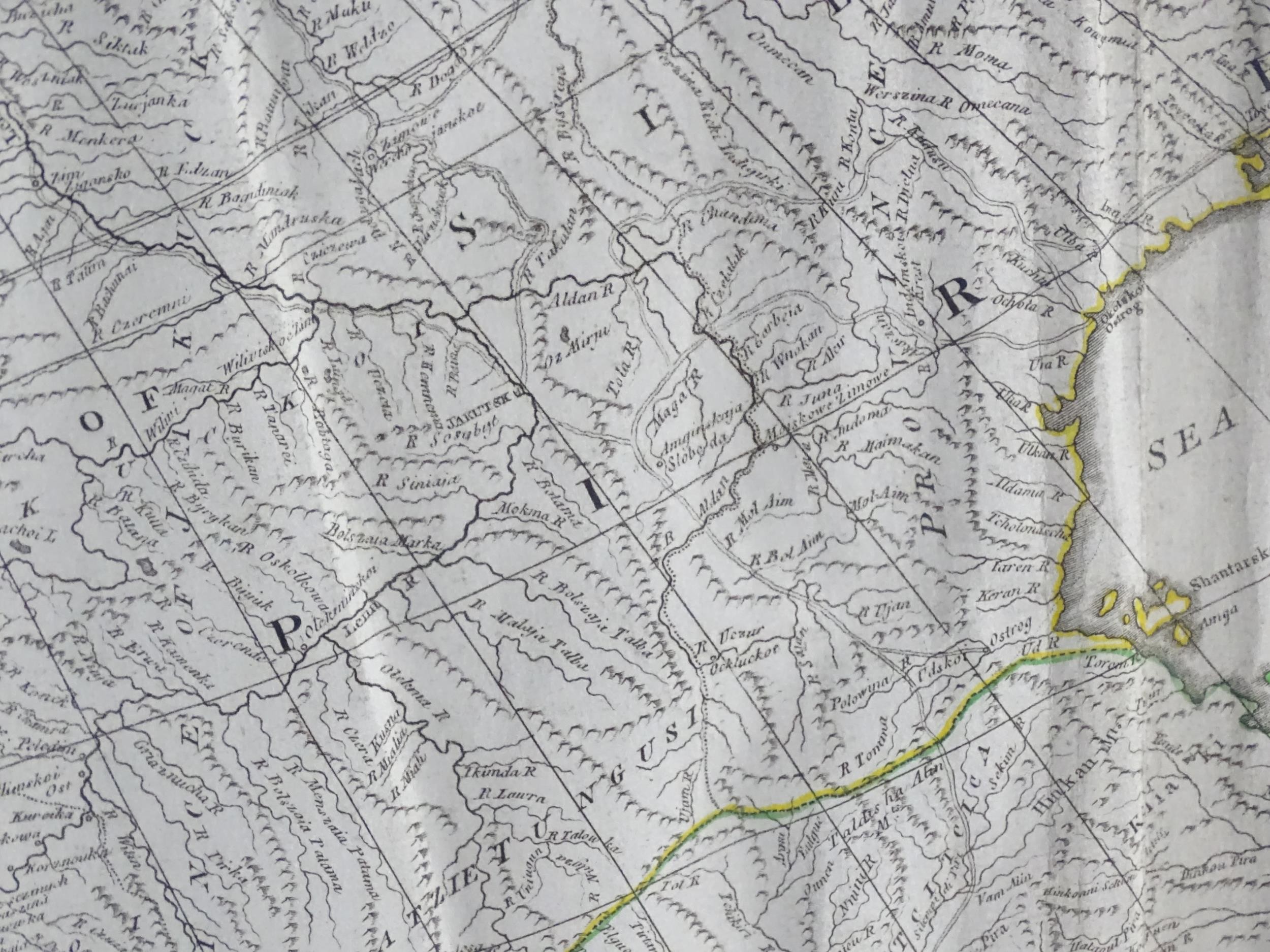 Map: An 18thC map after Jean Baptiste Bourguignon d'Anville (1697-1782), titled Map of Asia and - Image 2 of 14