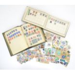 A Lincoln oblong edition postage stamp album, containing a quantity of Victorian stamps for Great