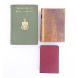 Books: Three assorted book comprising, The Works of Alfred Lord Tennyson, 1898; Memoirs of Father