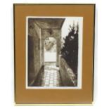 John Hawley, 20th century, Artist's Proof Etching, Hotel Oasis, Afandou, Greece. Signed, titled,