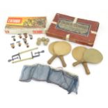 Toys : An early 20thC boxed table tennis set by Kay Sports Co, London, comprising four bats, balls
