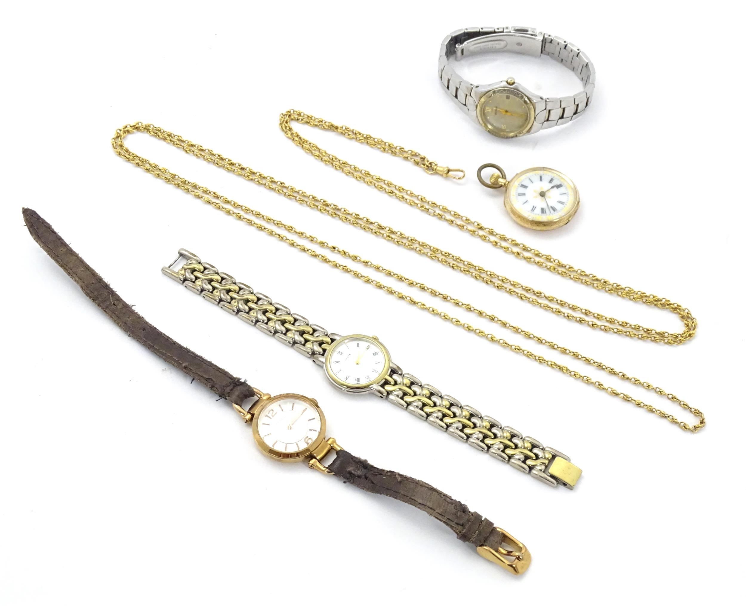 A quantity of quartz movement wrist watches to include two by Citizen, one by Fossil, and a fob - Image 2 of 32