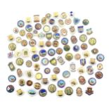 A quantity of assorted pins and badges, many relating to Bowls / Bowling clubs, Bowling Associations