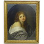 After Jean-Baptiste Greuze (1725-1805), 19th century, French School, The Head of a Girl, A