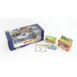 Toys : Assorted die cast / scale model vehicles to include a boxed Polistil GG3 Tyrrlel P34/2