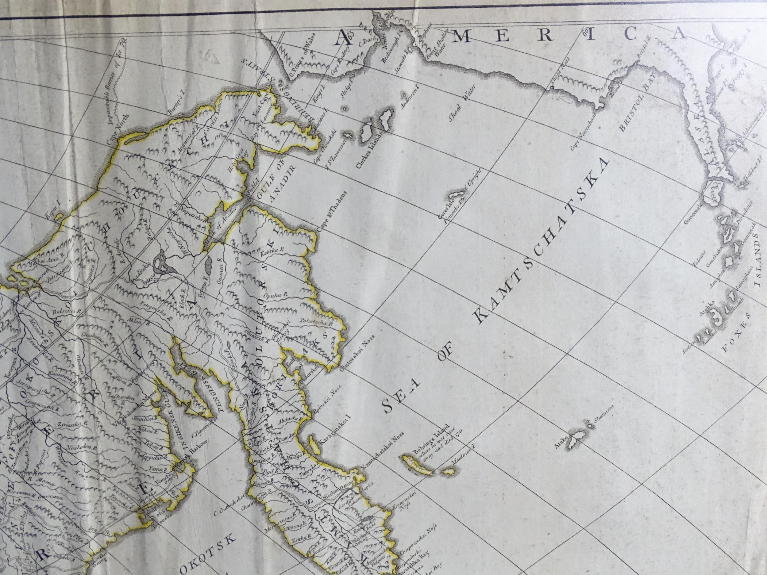 Map: An 18thC map after Jean Baptiste Bourguignon d'Anville (1697-1782), titled Map of Asia and - Image 3 of 14