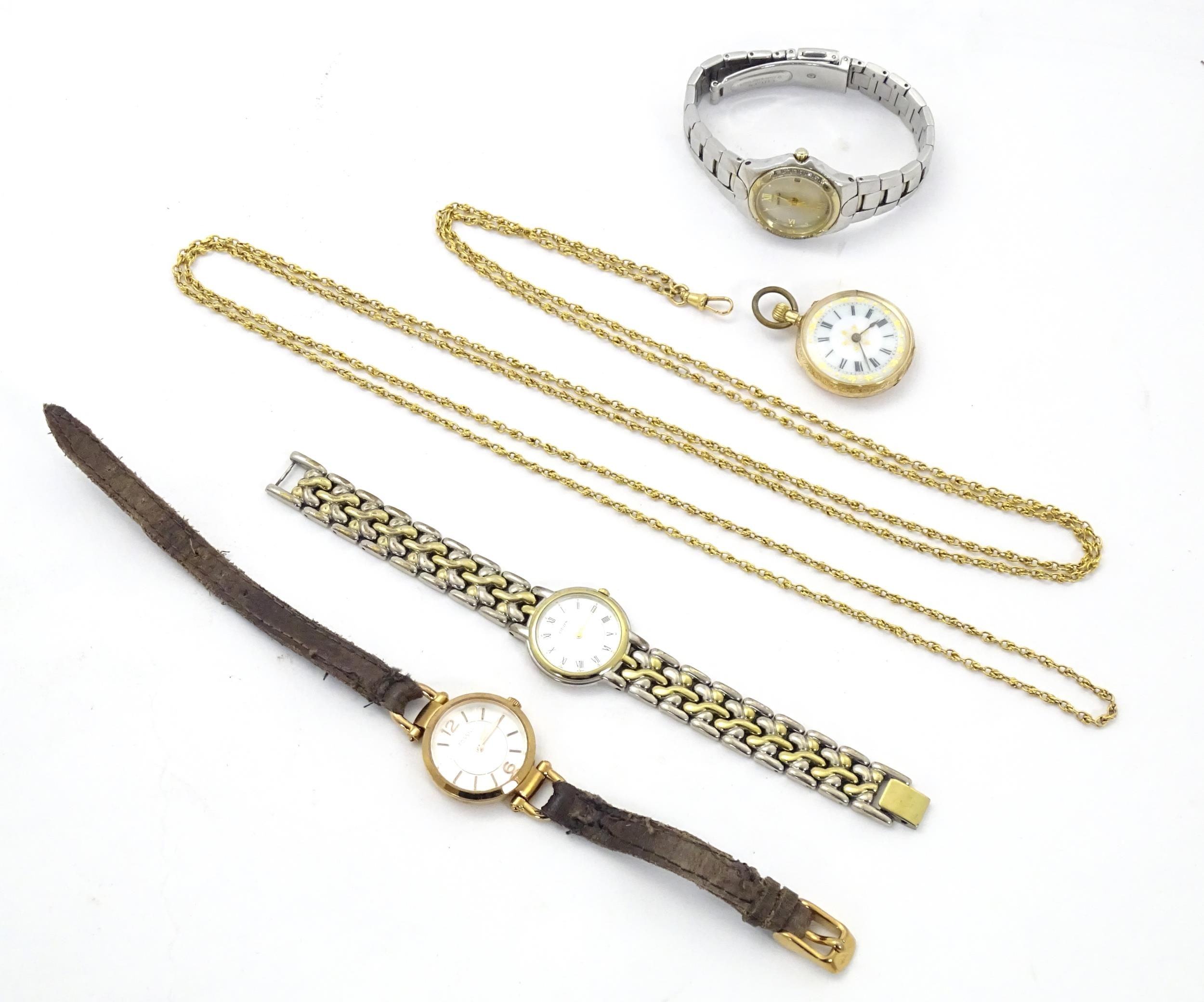 A quantity of quartz movement wrist watches to include two by Citizen, one by Fossil, and a fob - Image 6 of 32