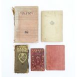 Books: Five assorted books comprising The Short Novels of Tolstoy, translated by Aylmer Maude, 1960;