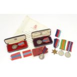 Militaria , WWII / World War 2 / WW2 / Second World War: 1939-1945 War Medal, Defence Medal and