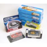 Toys: A quantity of assorted die cast scale model vehicles to include four Corgi lorries, a Corgi