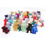 Toys: A quantity of assorted soft toys to include TY Beanie Baby bears etc Please Note - we do not
