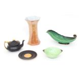 A quantity of assorted ceramics to include a Carlton Ware vert royale leaf dish, a Carlton Ware