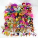 Toys: A quantity of assorted Trolls to include various sized figures, keyrings etc Please Note -