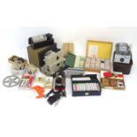 Vintage Retro, Mid-Century: a collection of home cinema, projector and audio equipment, including
