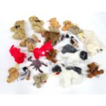 Toys: A quantity of assorted soft toys to include teddy bears / dogs / animals from the Keel Toys