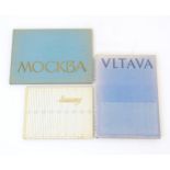 Books: Three assorted books comprising Mockba / Moscow, illustrated with text in English and