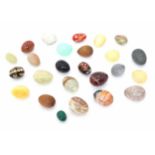 Assorted hardstone eggs / hand warmers etc Please Note - we do not make reference to the condition