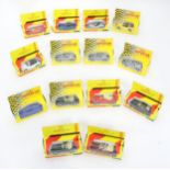 Toys: A quantity of assorted die cast scale model vehicles to include Shell Classic Sportscar