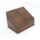 A correspondence / stationery box 13" wide Please Note - we do not make reference to the condition