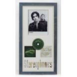 Pop Music memorabilia, Stereophonics, 'Just Enough Education to Perform' album : a framed diorama,