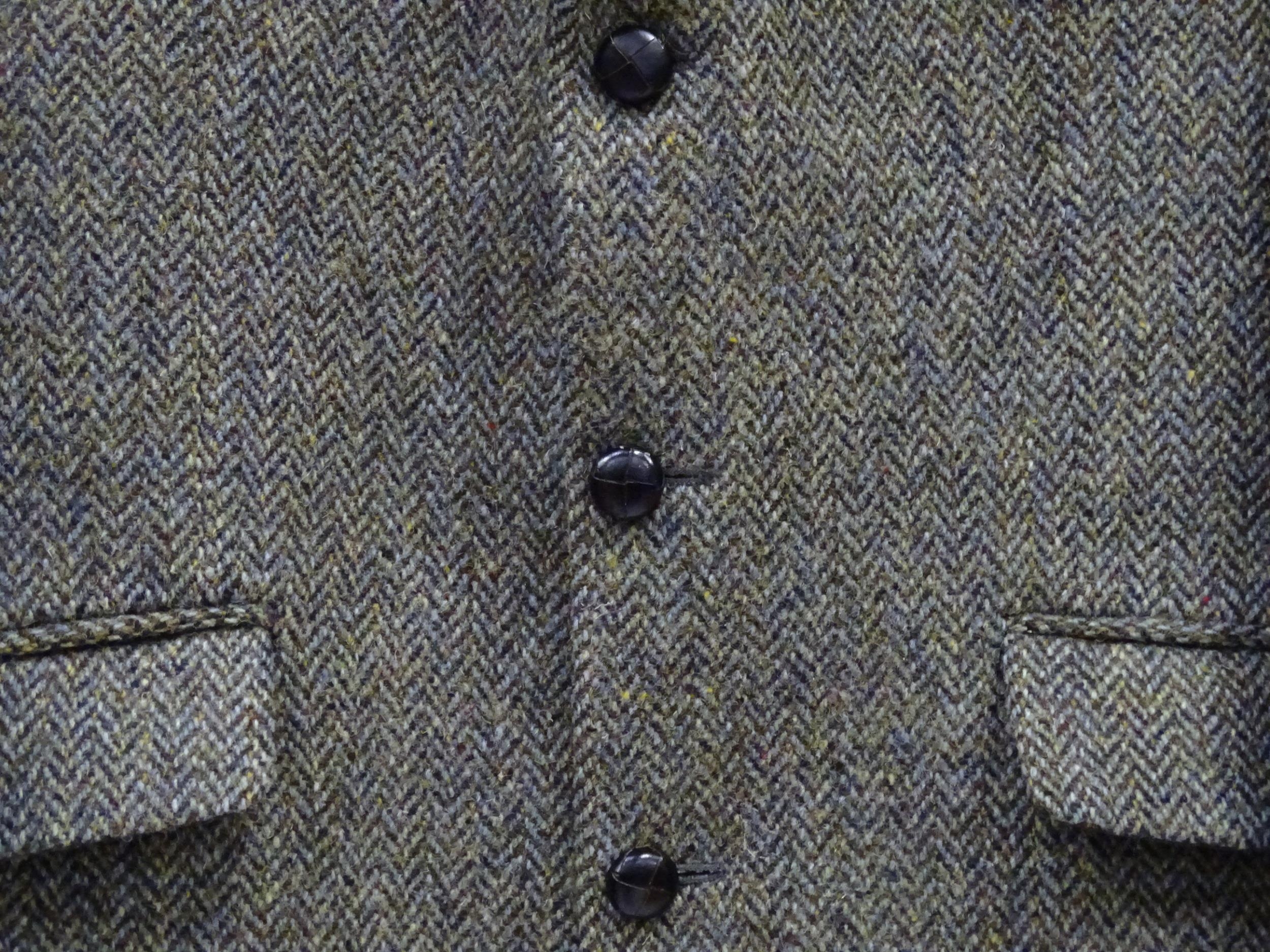 A Harris Tweed hacking jacket by Gurtex, with three buttons to front and single vent to rear, - Image 5 of 7