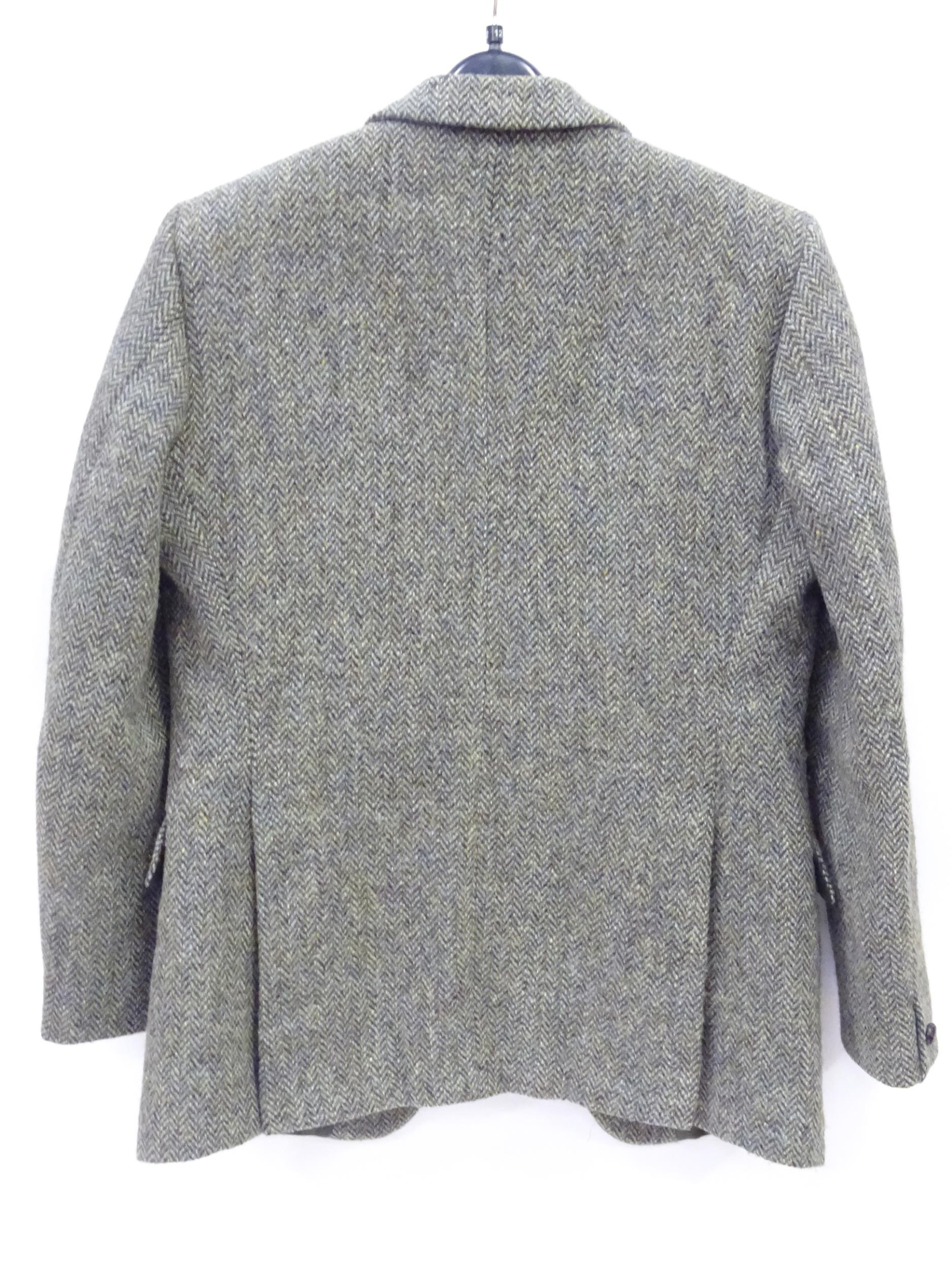 A Harris Tweed hacking jacket by Gurtex, with three buttons to front and single vent to rear, - Image 2 of 7