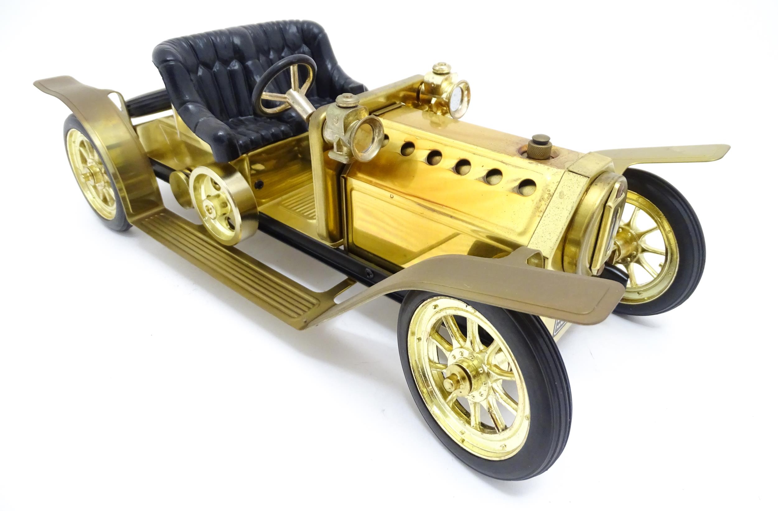 Toys: A Mamod Special Edition SA1B Steam Roadster, boxed. Approx. 6 x 16 1/2" x 8" Please Note - - Bild 3 aus 8