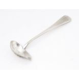 A small silver ladle hallmarked Sheffield 1937 maker Thomas Bradbury & Sons Ltd Approx. 4 3/4"