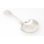 A silver Fiddle pattern caddy spoon hallmarked London 1827 maker G.W. Approx. 4" long Please