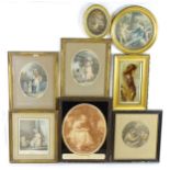 A quantity of assorted 19th century and later engravings to include Ceres, Bartolozzi (1728-1815),