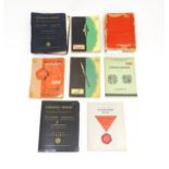 A quantity of mid 20thC watch parts supply books / horology catalogues, comprising two Official