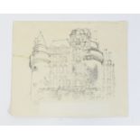 After Raoul Dufy (1877-1953), Print, Chateau de Brissac. Approx. 9 1/2" x 12" Please Note - we do