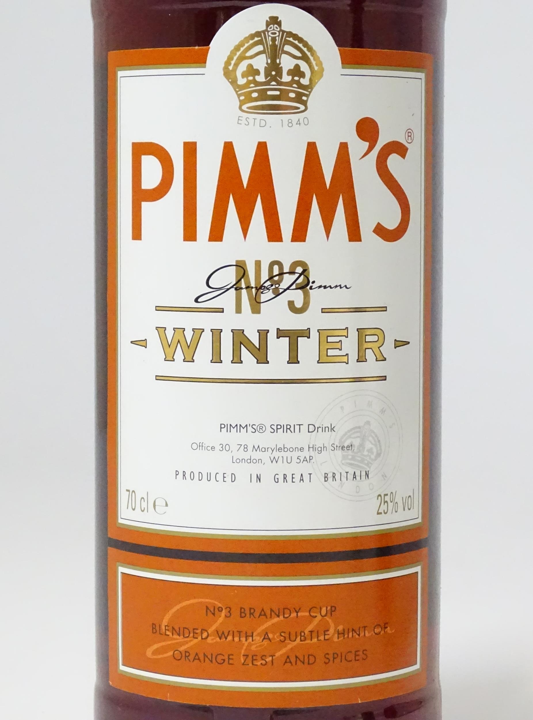 Four assorted bottles of alcohol to include Pimms Winter, Bailey Original Irish Cream, Crabbies - Image 6 of 8