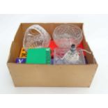 Quantity of boxed Prisma glass including bowls, lamps, etc Please Note - we do not make reference to