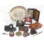 A quantity of miscellaneous items, to include Holland and Holland clay pigeon shooting trophies, a