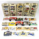 Toys: A quantity of assorted die cast scale model vehicles, including examples Days Gone, Lledo