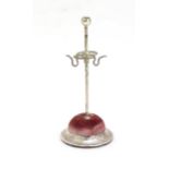 A silver plate hat pin holder Please Note - we do not make reference to the condition of lots within