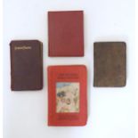 Books: Four miniature / pocket books comprising The Pictorial Pocket Testament - The New Testament