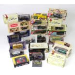 Toys: A quantity of assorted die cast scale model vehicles to include Solido Military vehicles -