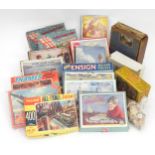 Toys: A quantity of early to mid 20thC jigsaw puzzles, examples including period costumes, railways,